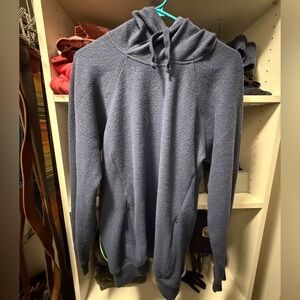 ALO Yoga Navy Fleece Hoodie